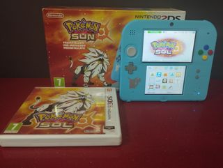 Nintendo 2ds Pokémon Sol + juego