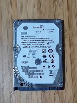 Disco duro 2,5 160Gb.