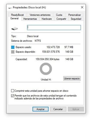 Disco duro 2,5 160Gb.