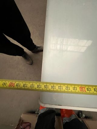 Ventana de aluminio blanca nueva