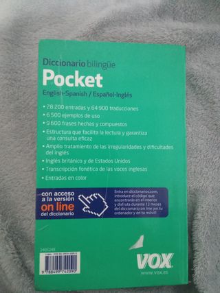 Diccionario Pocket English-Spanish / Español-Inglés (Spanish Edition)