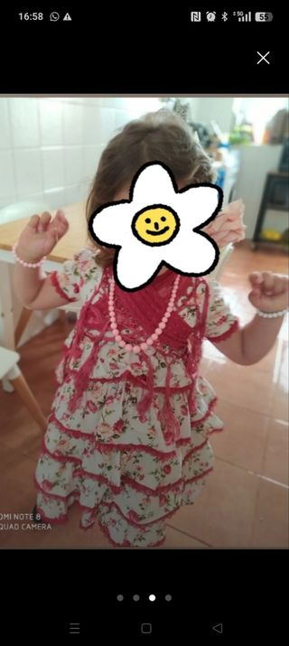 Traje flamenca niña