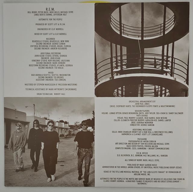 Lp Automatic for the People Vinilo REM