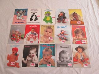 BIMBO BAMBINO CHILDREN CARTOLINA 10 X15 collezione