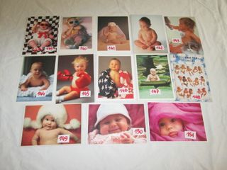 BIMBO BAMBINO CHILDREN CARTOLINA 10 X15 collezione