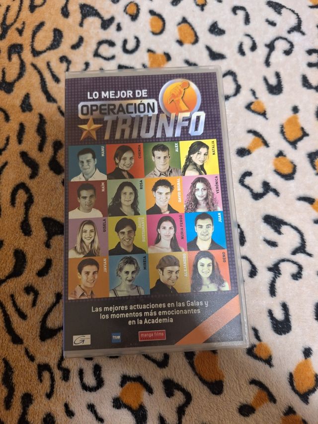lo mejor operación triunfo karaoke vhs