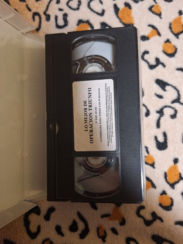 lo mejor operación triunfo karaoke vhs