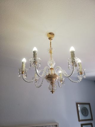 ¡OFERTA! Lámpara de cristal de araña