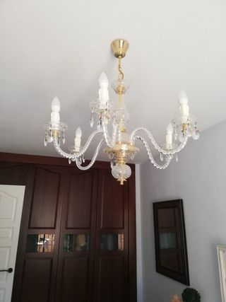 ¡OFERTA! Lámpara de cristal de araña