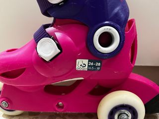 Patines Línea Niños Oxelo Play 3 Rosa talla 26/28