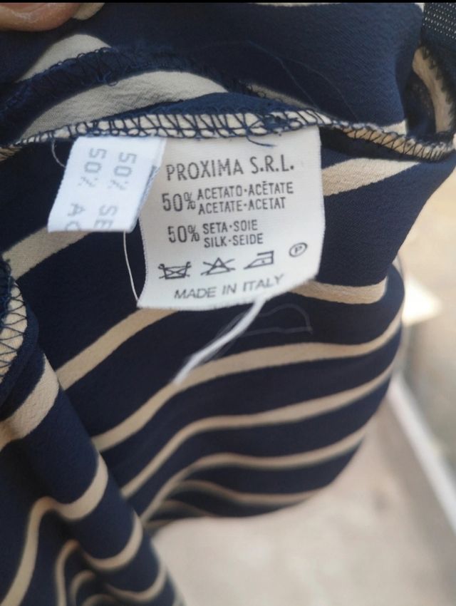 Vestitino estivo mix seta smanicato