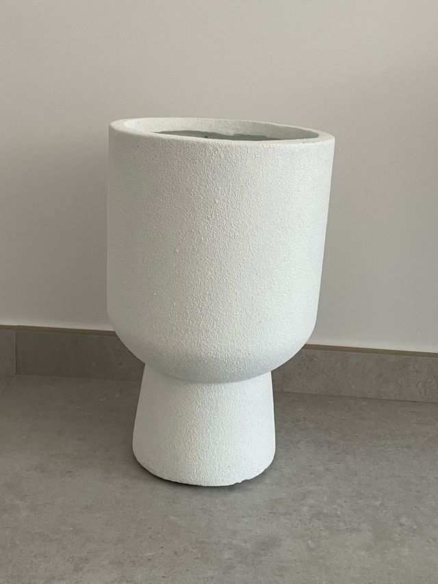 Macetero blanco