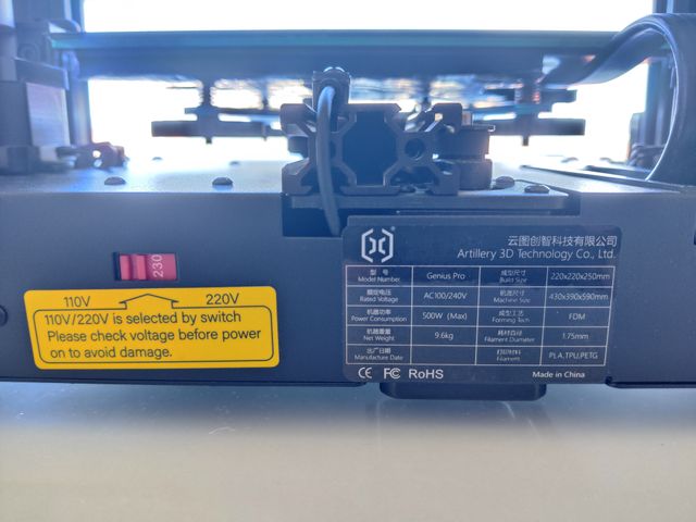 PACK MEJORADO Impresora 3D Artillery Genius Pro