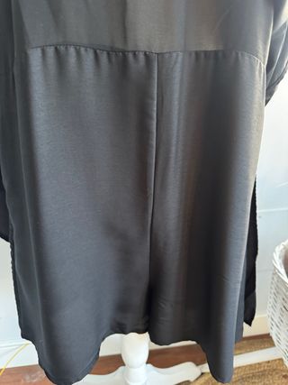 Vestido con pantalón negro Zara
