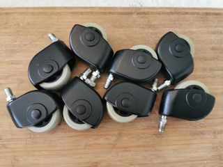 8 ruote girevoli con vite di aggancio