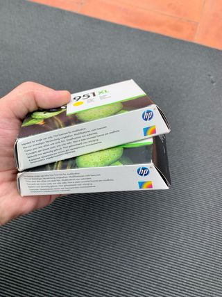 Cartuchos de tinta HP 951 XL.