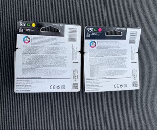 Cartuchos de tinta HP 951 XL.