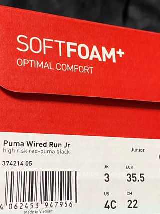 zapatillas 35,5 puma nuevas
deportivas rojo