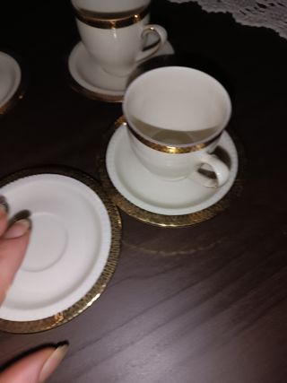 Servizio tazzine da caffè Scherzer ori