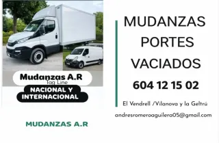 MUDANZAS PORTÉS Y VACIADOS