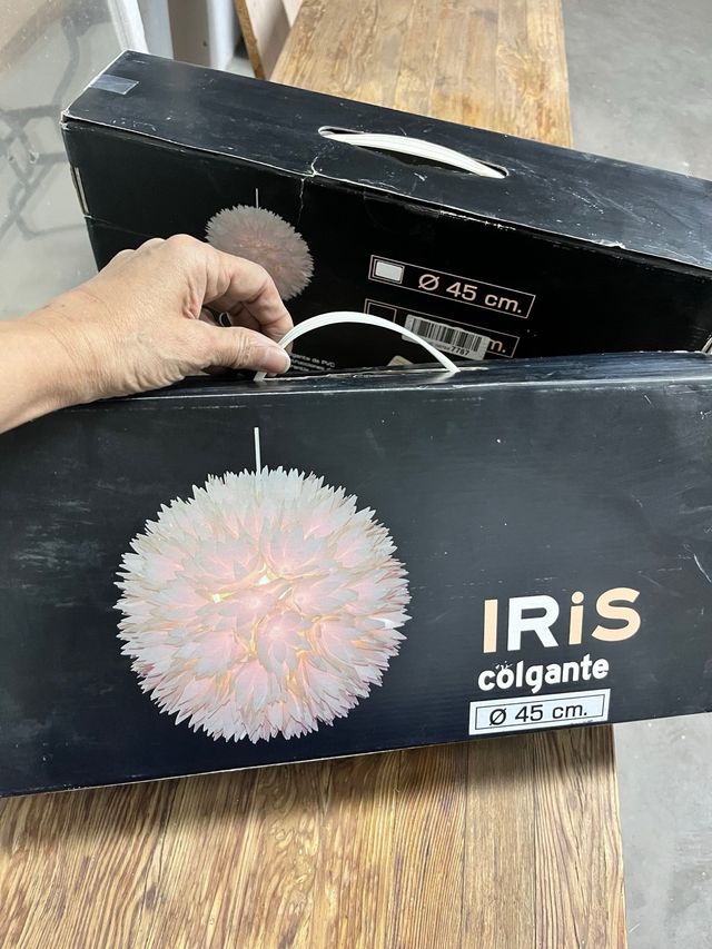 LAMPARAS COLGANTES FLORES VINILO