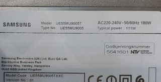 Altavoces TV Samsung UE55MU9005T