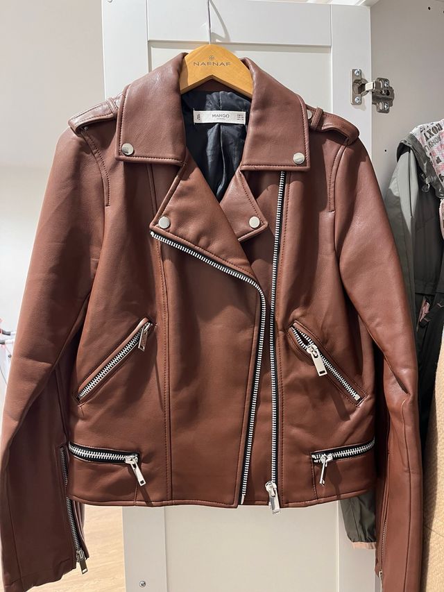 Cazadora Mango marron