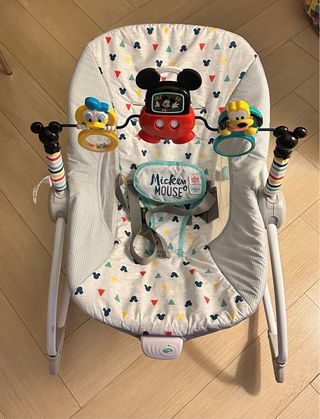 Hamaca balancín bebe Mickey Mouse