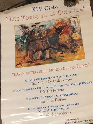 Cartel Taurino / Cultura 1997