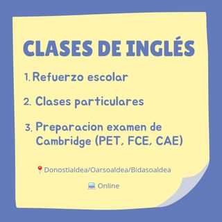 Clases de inglés