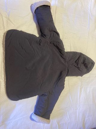 Abrigo de entretiempo azul marino para bebé