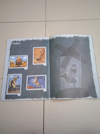 Album cromos viaje por el mundo de los libros