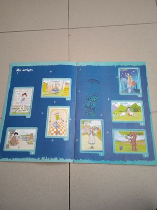 Album cromos viaje por el mundo de los libros