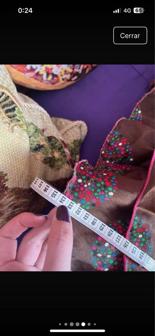 Traje de flamenca marrón exclusivo