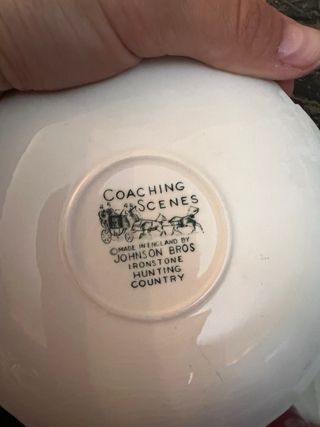 Taza con platito de regalo ceramica inglesa