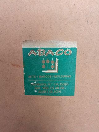 Lámina con marco Ábaco 60x80cm