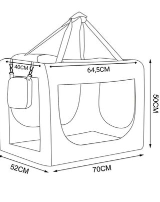 TRANSPORTÍN + CESTA DE PERRO GATO