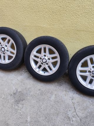 Llantas BMW 15"originales 5x120 y gomas 195-65-15