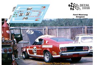 ✅ Calcas 1/32 Ford Mustang Trans Am 1970