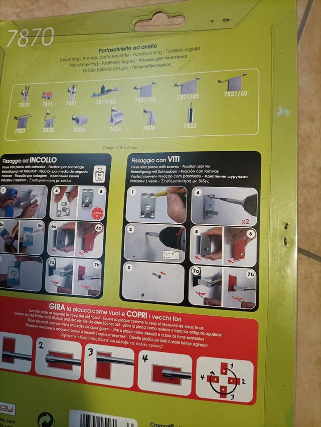 Porta asciugamano bagno