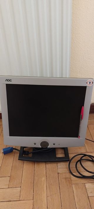 Monitor plano antiguo
