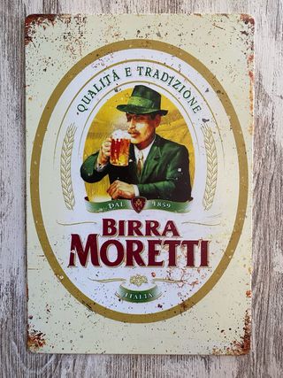 Cartel Birra Moretti