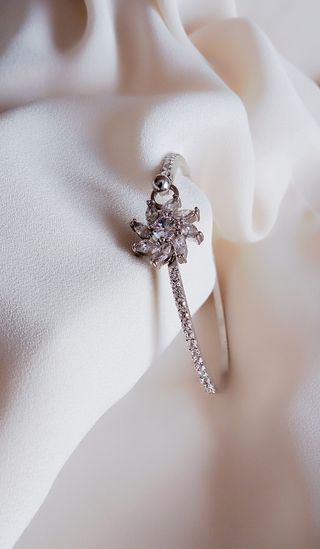 Bracciale argento e zirconi