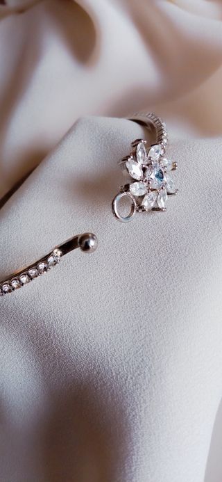 Bracciale argento e zirconi