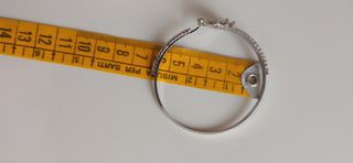 Bracciale argento e zirconi