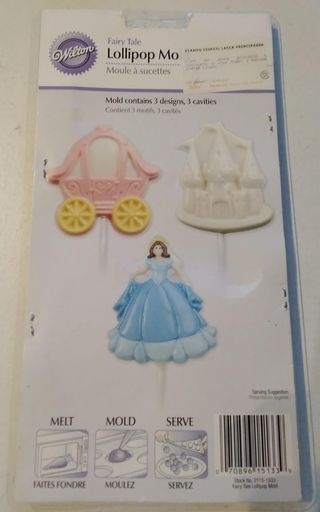 Stampo ciocco / lecca lecca principesse 