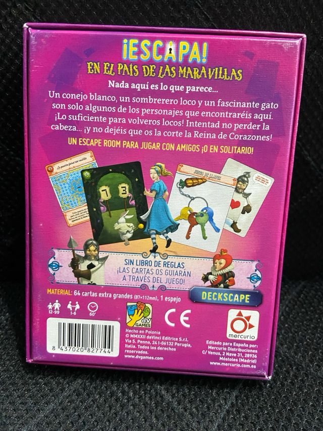 Escapa en el pais de las maravillas