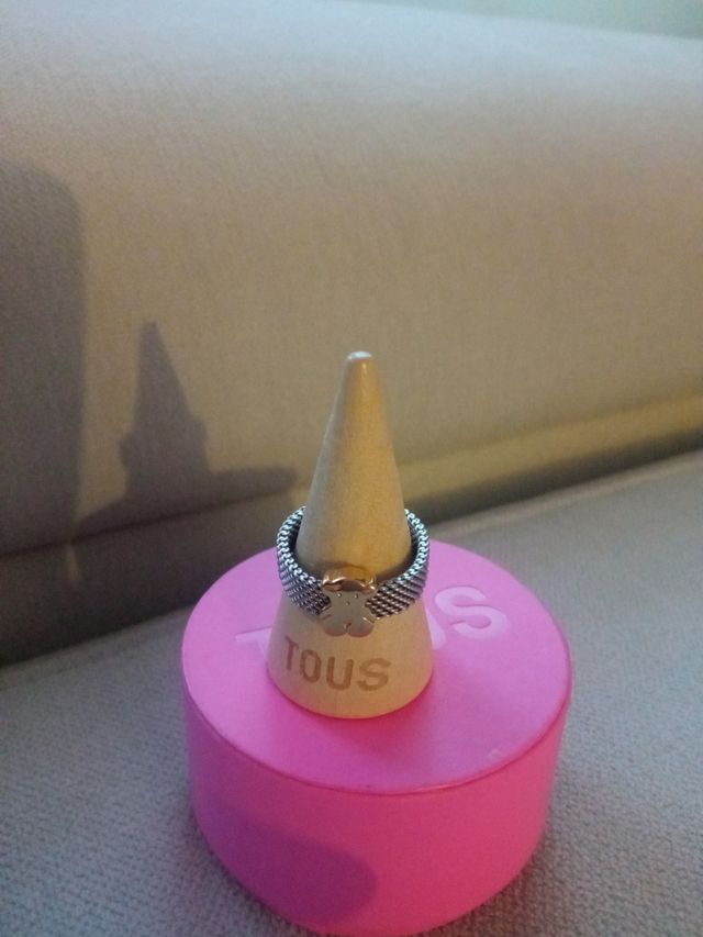 Anillo de acero y oro Tous