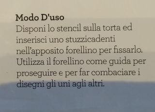 Stencil fogliame per decorare torte