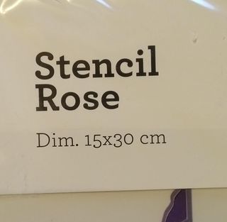 Stencil rose per decorare torte 
